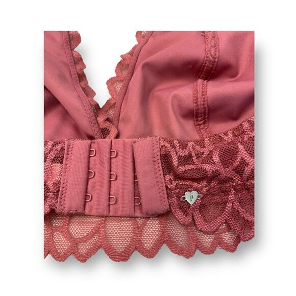 Pink Lace Bralette Size Medium - Picture 5 of 5